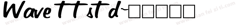 Wave ttstd字体转换